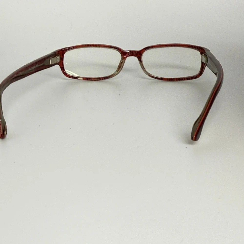 Emporio Armani EA 9261 DWC Burgundy Rectangle Eyeglasses Frames‎ Italy 21957